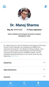 Onco Doctor App screenshot 1