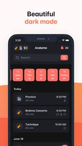 Andante - Practice Journal screenshot 7