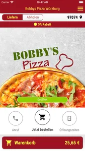 Bobbys Pizza Würzburg screenshot 0