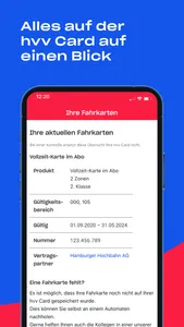 hvv Card Info screenshot 2