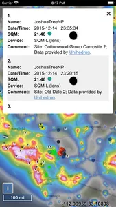 Light Pollution Map screenshot 3