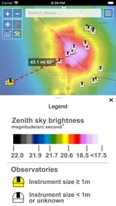 Light Pollution Map screenshot 4