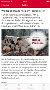 BGnet – die App der BG Bern screenshot 1