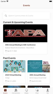 TAPA Annual Meeting screenshot 1