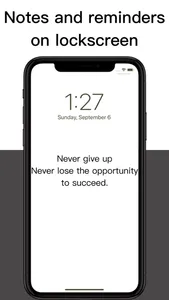 Text Wallpaper: By yourself screenshot 0