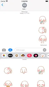 Milk Rabbit - Gif Cute Rabbit screenshot 0