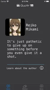 Anime Quotr screenshot 1