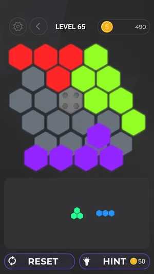 Hex Block - Hexagon Puzzle screenshot 1