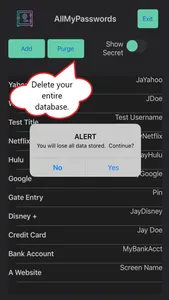 AllMyPasswordsHQ screenshot 3