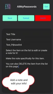 AllMyPasswordsHQ screenshot 5