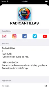 RadioAntillas screenshot 2