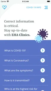 EHA Clinics HealthMate screenshot 4