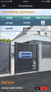 Télécommande de portail screenshot 1