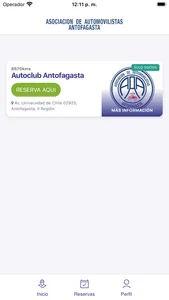 Reservas AutoClub screenshot 1