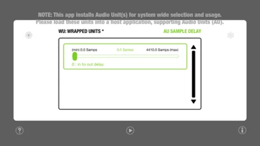 WU: AUSampleDelay screenshot 1