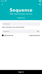 Sequence CRM screenshot 1