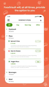 Food Vault screenshot 1