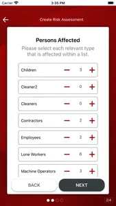 AssessNET Risk Assessments screenshot 3