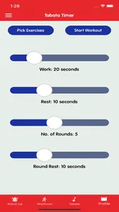 Standup Workouts Timer screenshot 2
