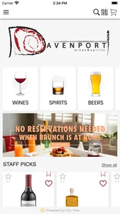 Davenport Wines and Spirits screenshot 1