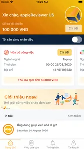 ĐỐI TÁC PHỤ VIỆC NHANH screenshot 0