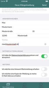 Melde-App Gemeinde Alfter screenshot 2