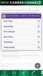 WCC Career Connect screenshot 0