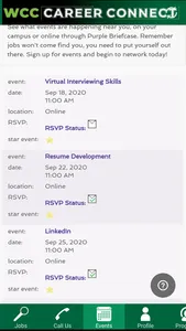 WCC Career Connect screenshot 2