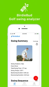 BirdieBud - Golf Swing Coach screenshot 0