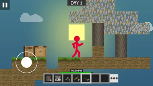 Stickman Skyland: Cube Craft screenshot 0