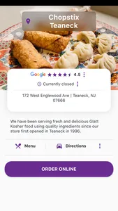 Chopstix Teaneck screenshot 0