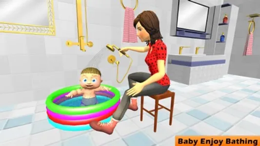 Virtual Mom - Baby Care Games screenshot 0