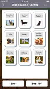 Domino Card Maker screenshot 2