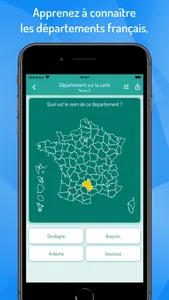 Départements et régions France screenshot 0