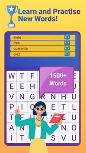 Spanish Word Game - Prof. screenshot 1