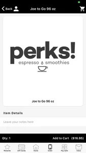 Perks! Coffee screenshot 3