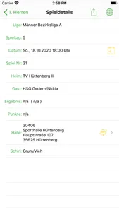 HSG Gedern/Nidda 2020/21 screenshot 2