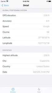 Vertical Altimeter screenshot 2