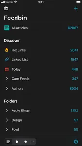 lire: RSS Reader screenshot 1