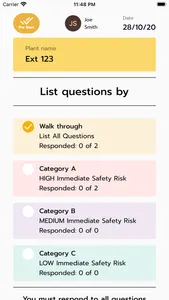 Synergy Prestart Checklist screenshot 1