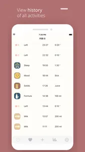 Nursula Baby Tracker screenshot 2