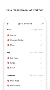 Selfit - Fitness Planner screenshot 3