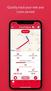 Paid To Bike - Ride and Earn screenshot 1