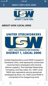 USW Local 5000 screenshot 4