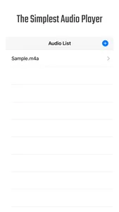 Simplest Audio Player screenshot 0