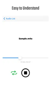 Simplest Audio Player screenshot 1
