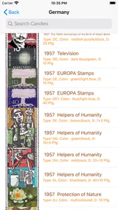 Stamp collector: stamp catalog screenshot 0