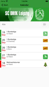 SC DHfK Leipzig - Floorball screenshot 3