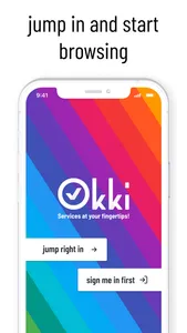 Okki - Find services near you screenshot 0