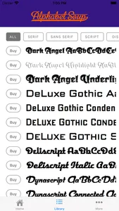 Alphabet Soup Fonts screenshot 3